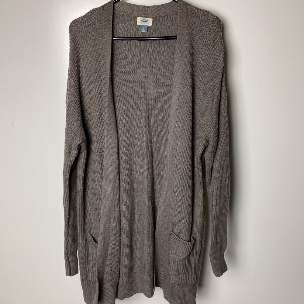 Old Navy ON Long Light Gray Cardigan!